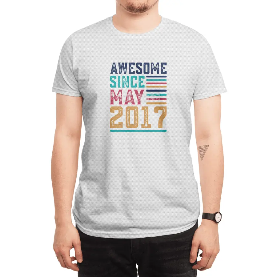 Awesome Since May 2017 Spor T-Shirt