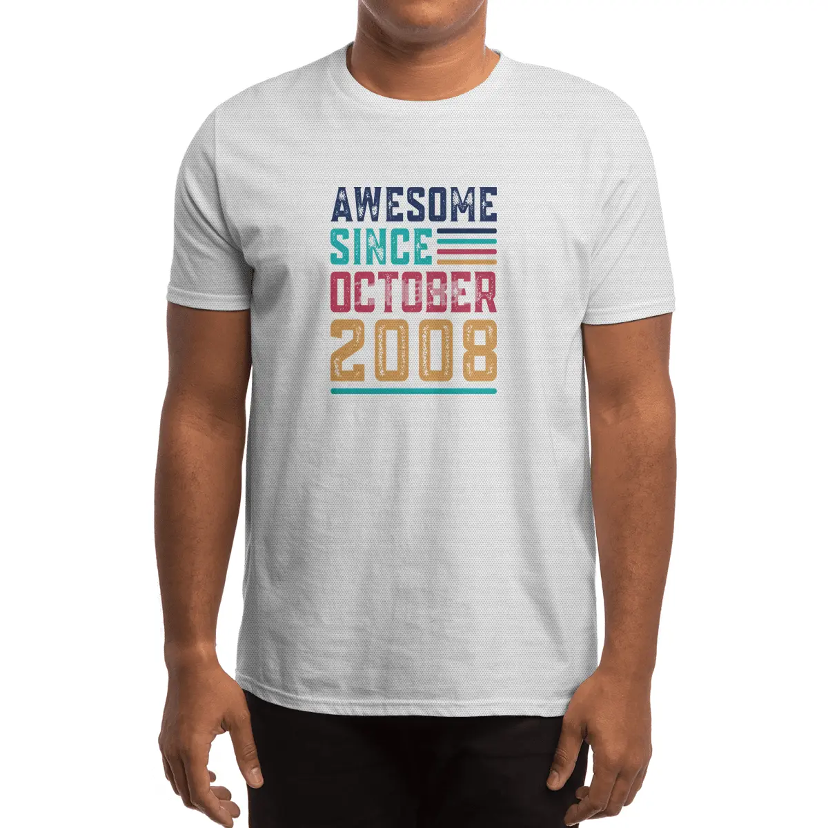 Awesome Since October 2008 Spor T-Shirt