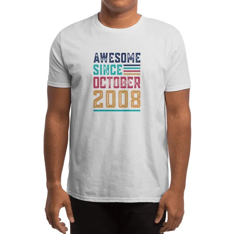 Awesome Since October 2008 Spor T-Shirt