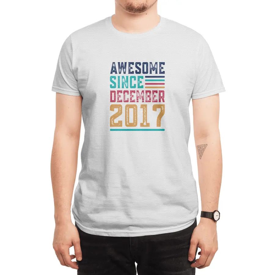 Awesome Since December 2017 Spor T-Shirt