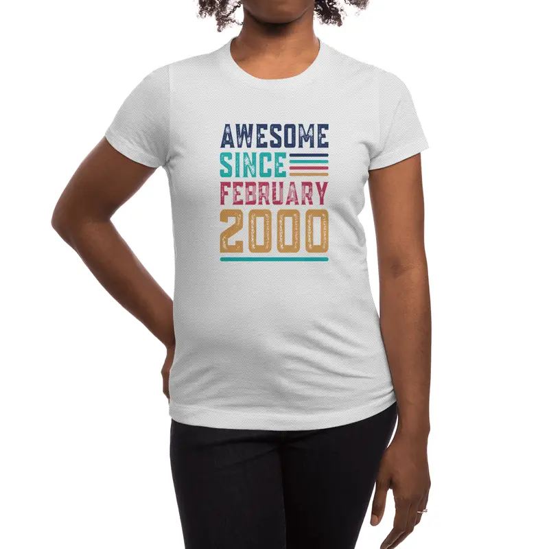 Awesome Since February 2000 Spor T-Shirt