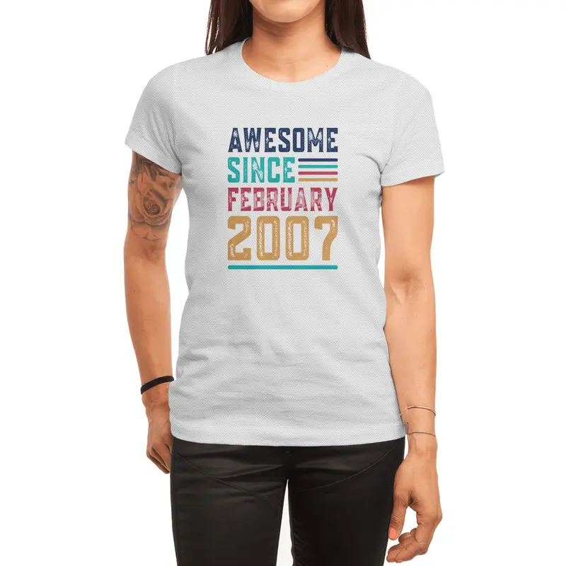 Awesome Since February 2007 Spor T-Shirt