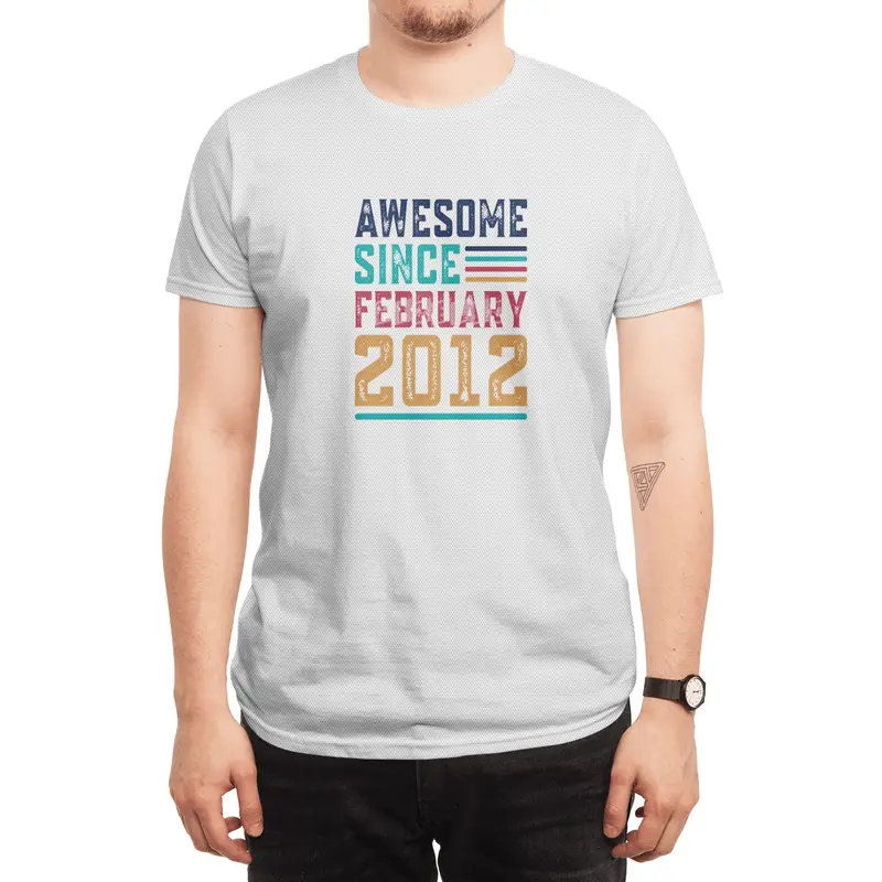 Awesome Since February 2012 Spor T-Shirt