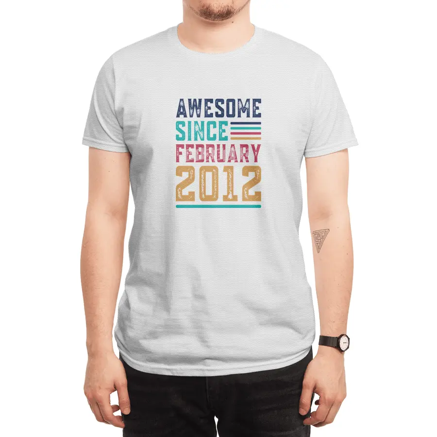 Awesome Since February 2012 Spor T-Shirt