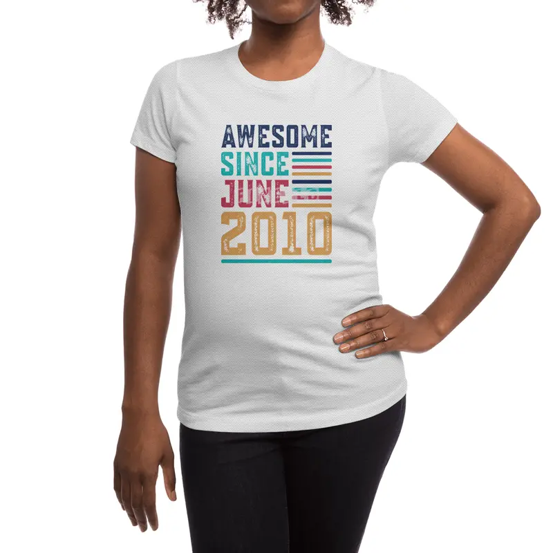 Awesome Since June 2010 Spor T-Shirt