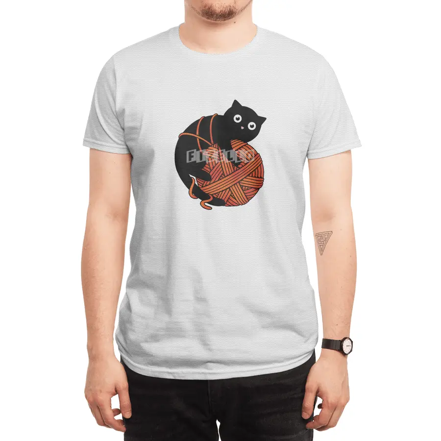 Cat and yarn ball Spor T-Shirt