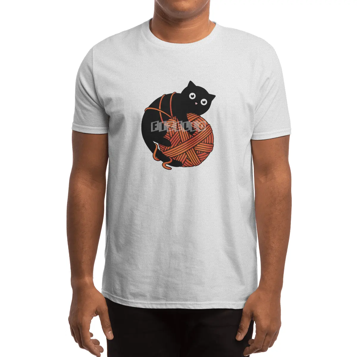 Cat and yarn ball Spor T-Shirt