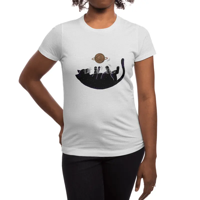 Cat space Spor T-Shirt