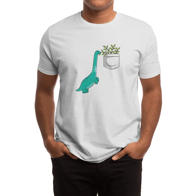 Dinosaur plants in pocket Spor T-Shirt