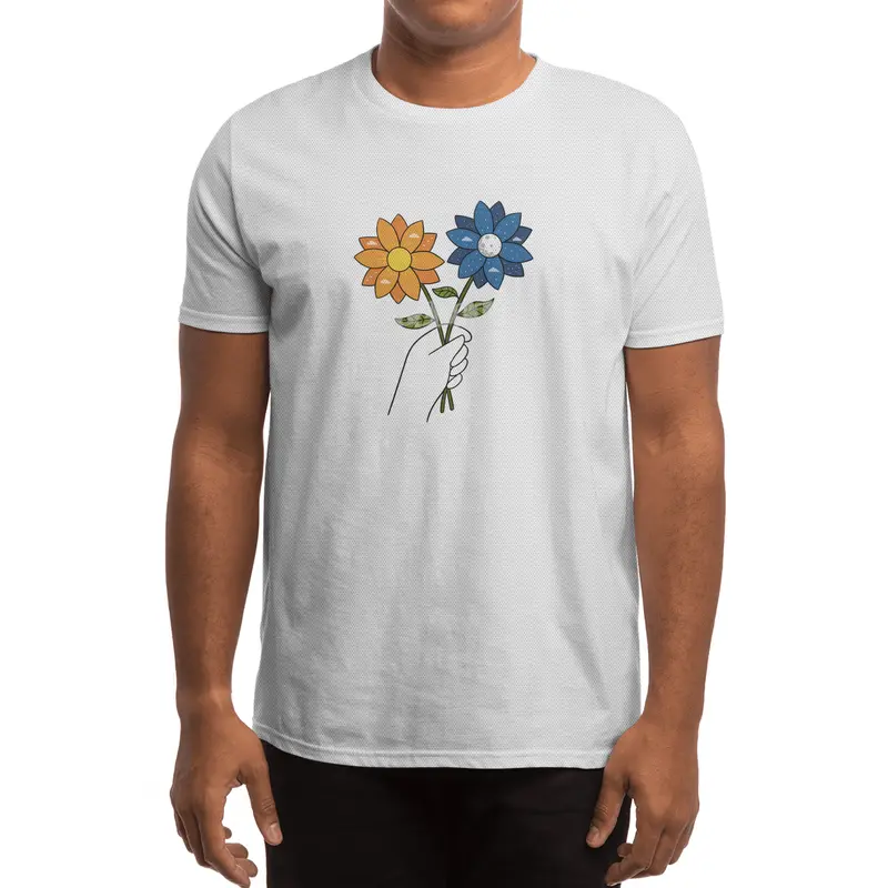 Flowers day and night Spor T-Shirt
