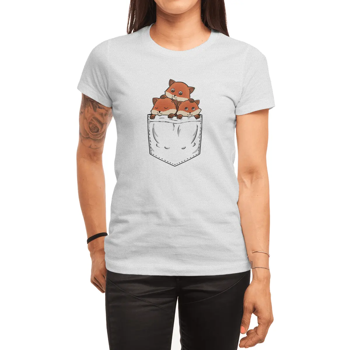 Fox Pocket Spor T-Shirt