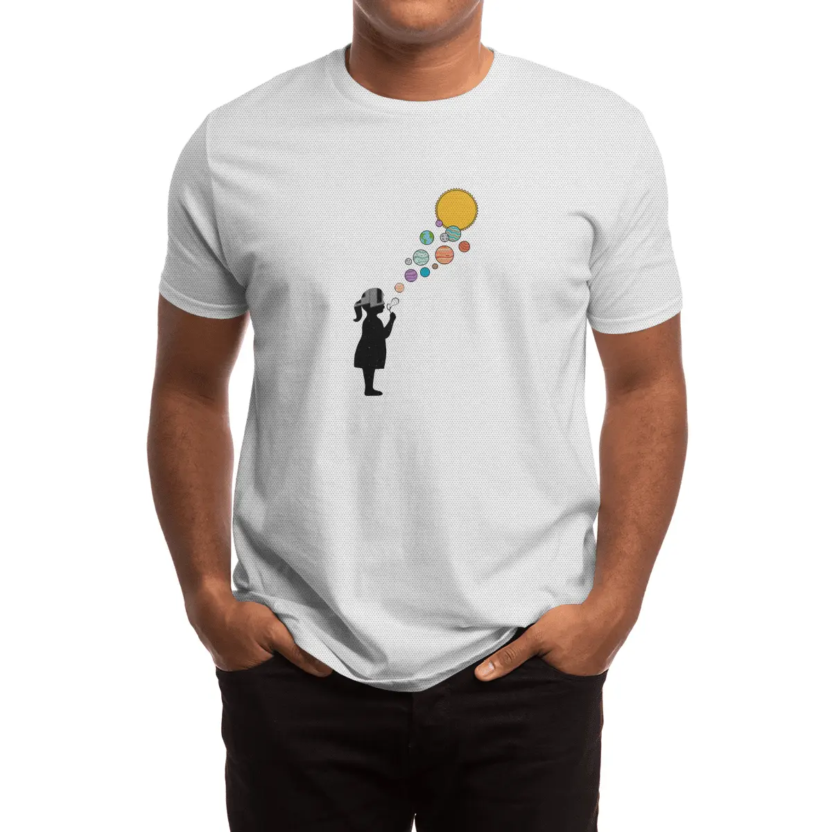 Girl space Spor T-Shirt