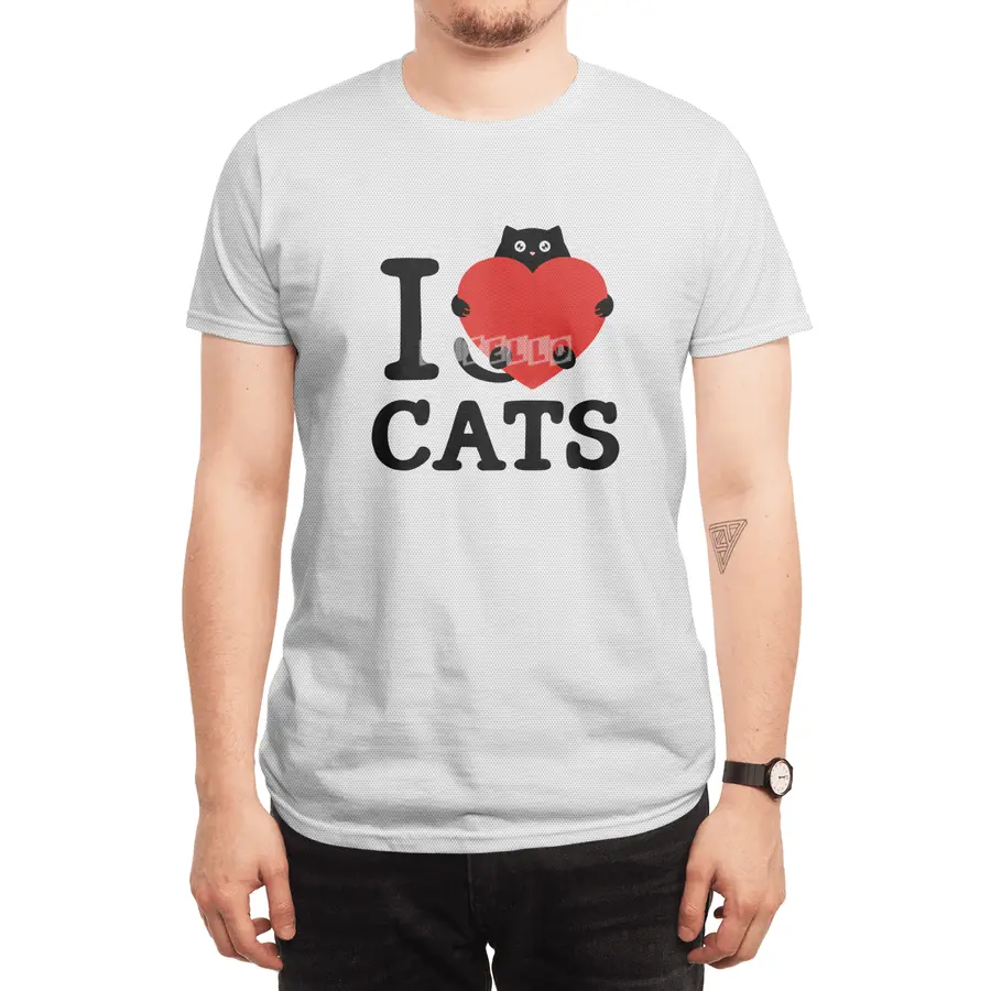 I love cats Spor T-Shirt