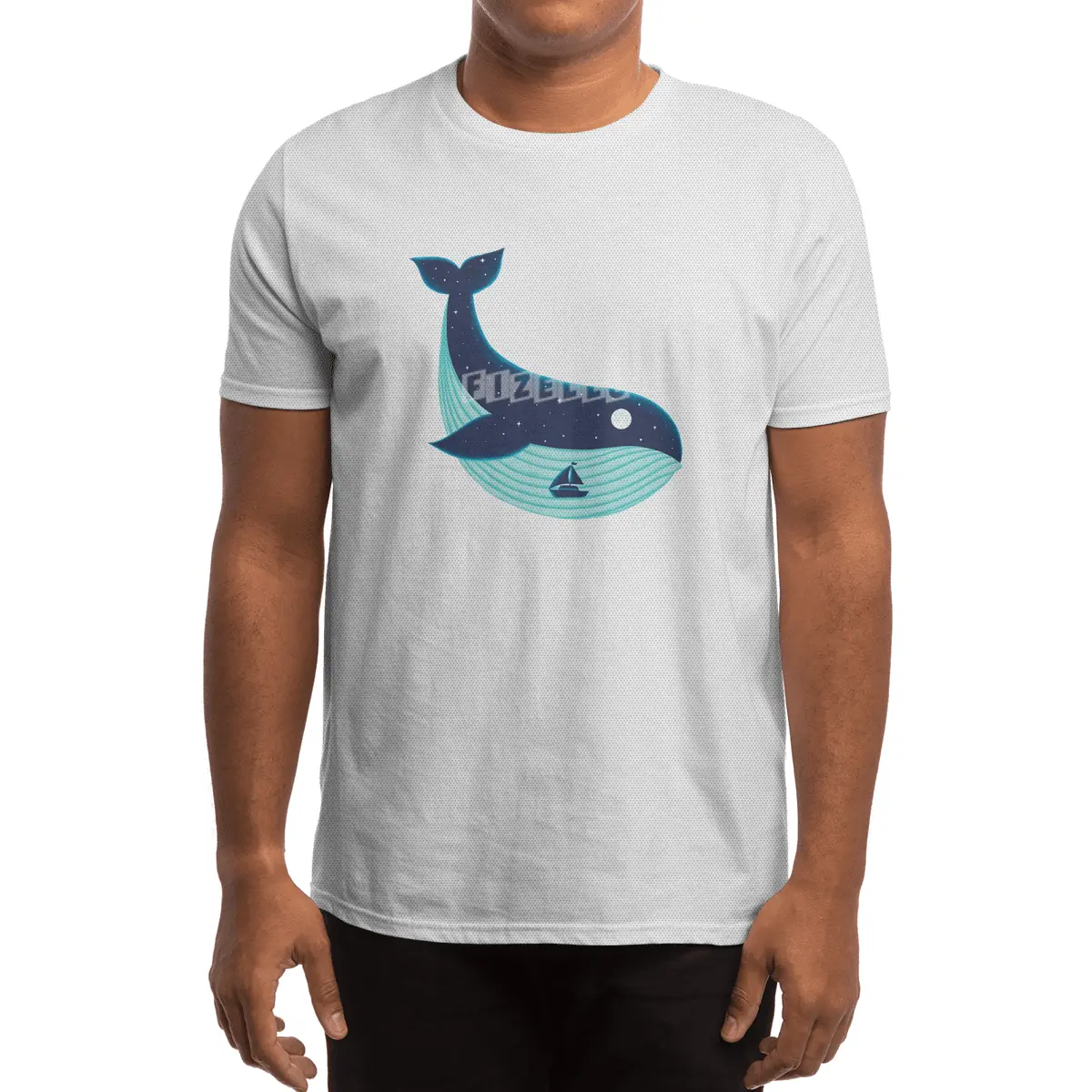 Nature Whale Spor T-Shirt