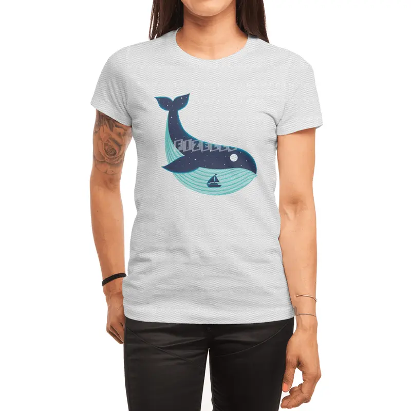 Nature Whale Spor T-Shirt