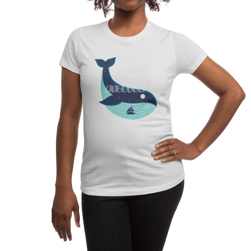 Nature Whale Spor T-Shirt
