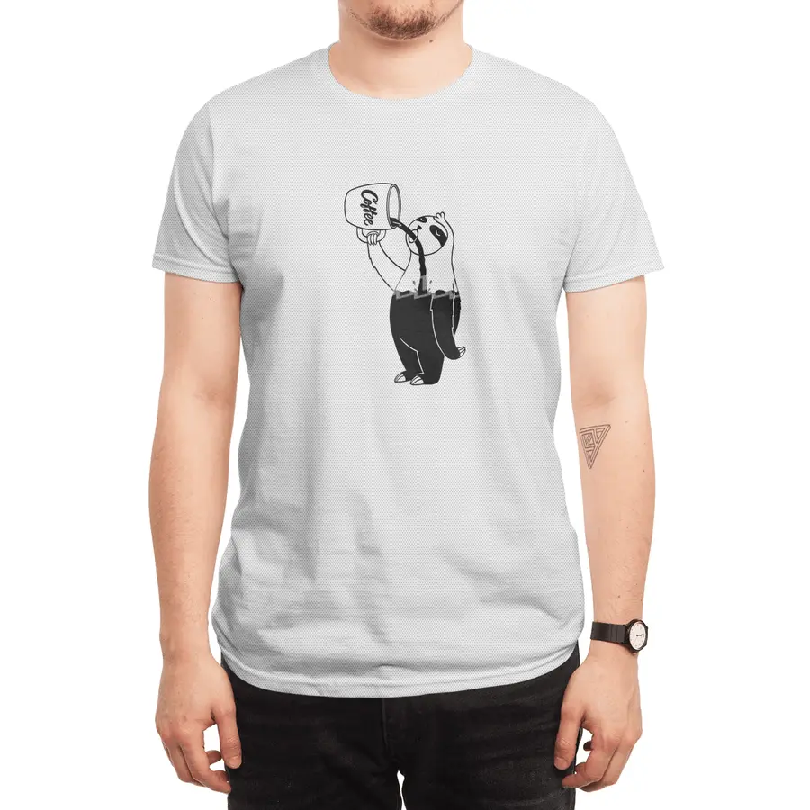 Sloth Coffee Spor T-Shirt