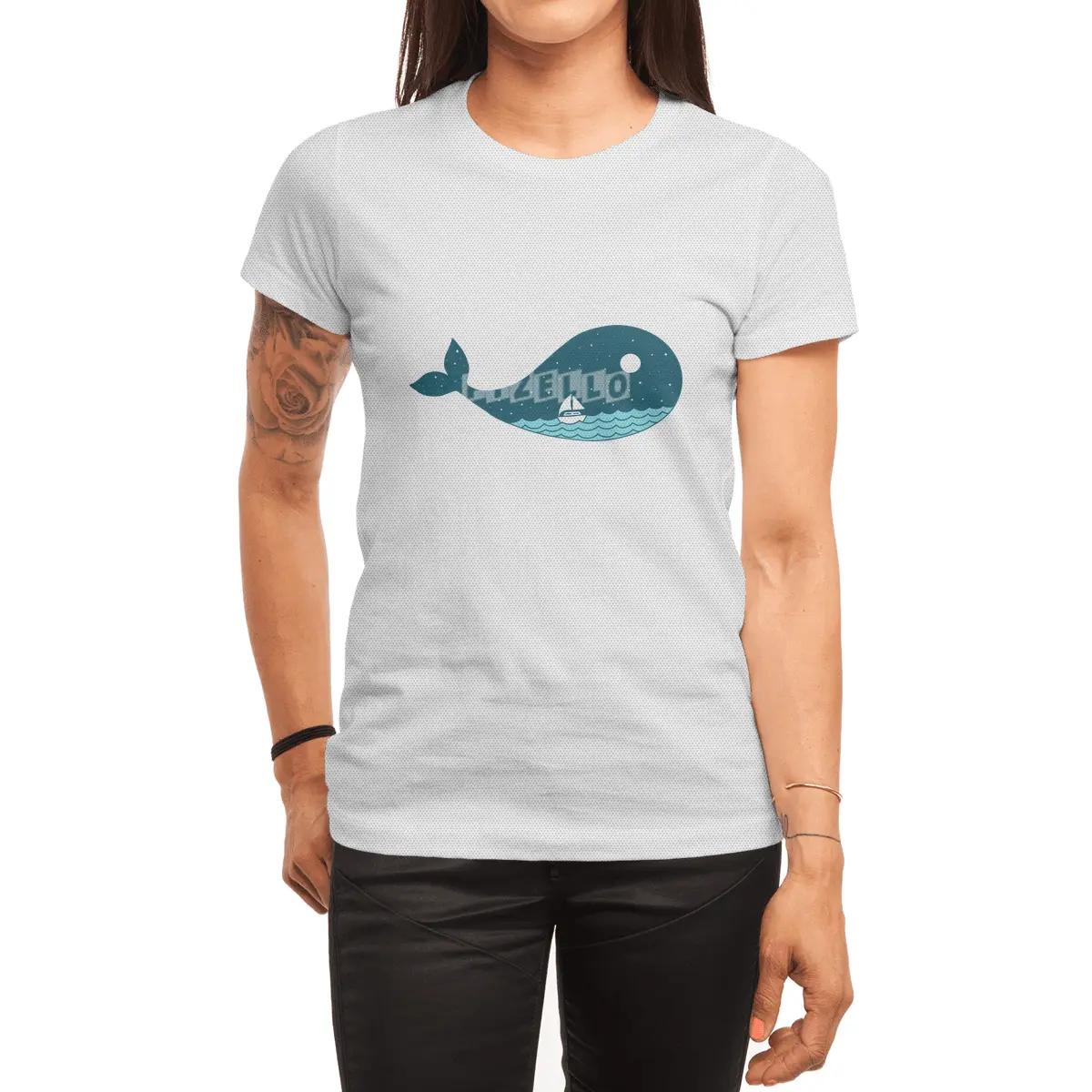 whale nature Spor T-Shirt