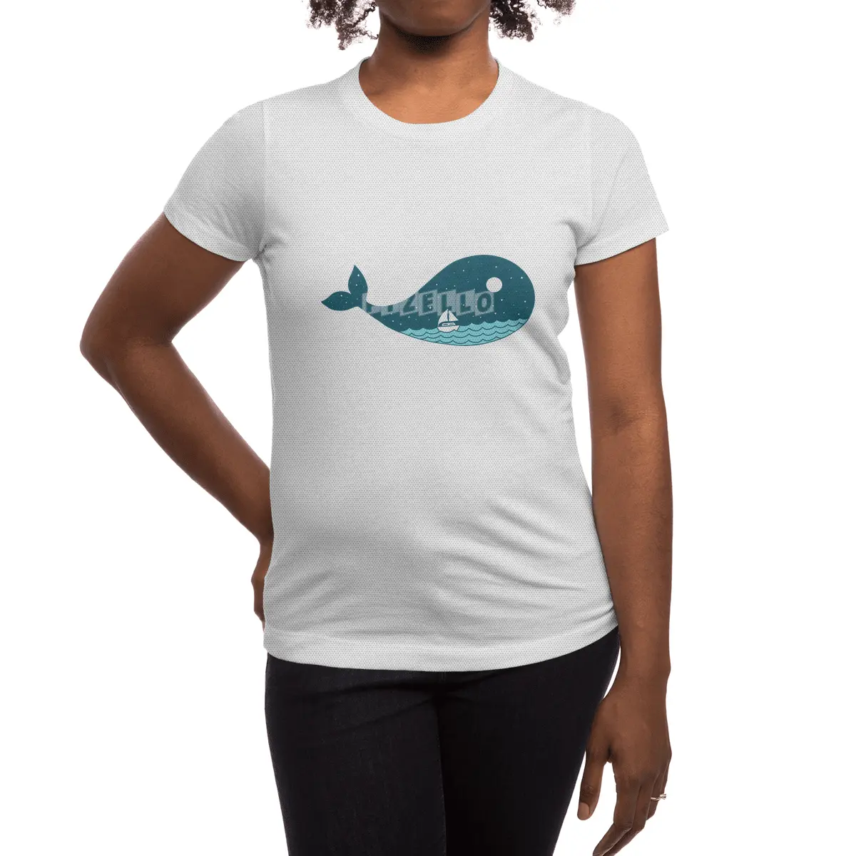 whale nature Spor T-Shirt