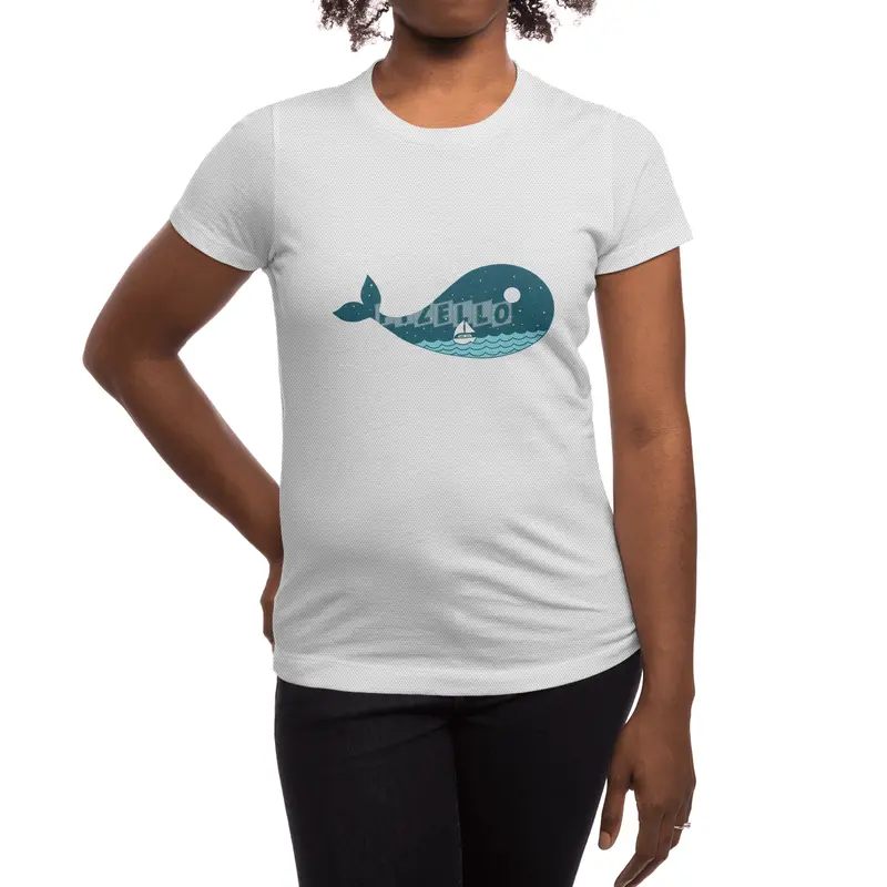 whale nature Spor T-Shirt