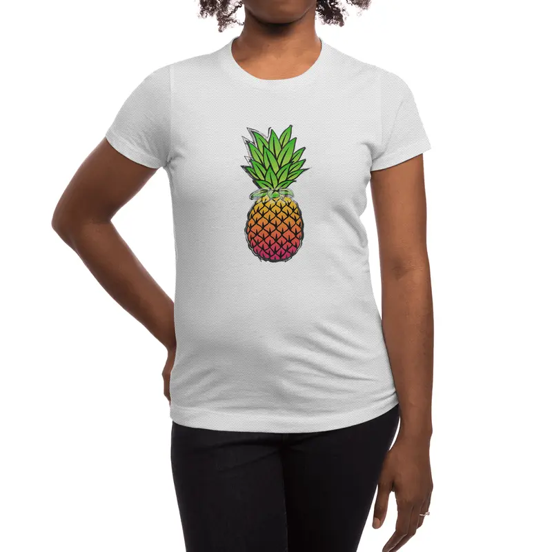 Tropic Pineapple Spor T-Shirt