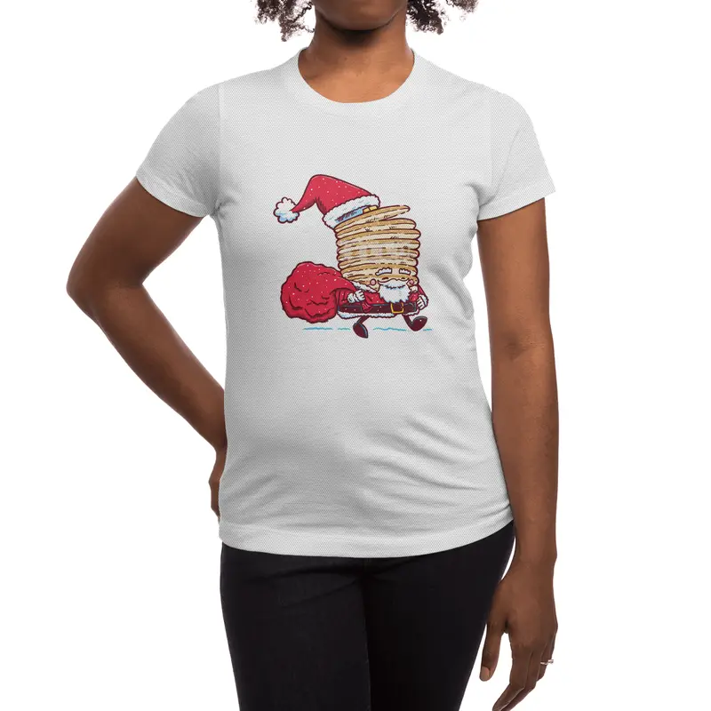 Santa Pancake Spor T-Shirt