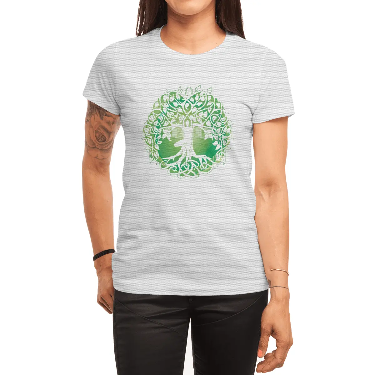 Yoga tree Spor T-Shirt