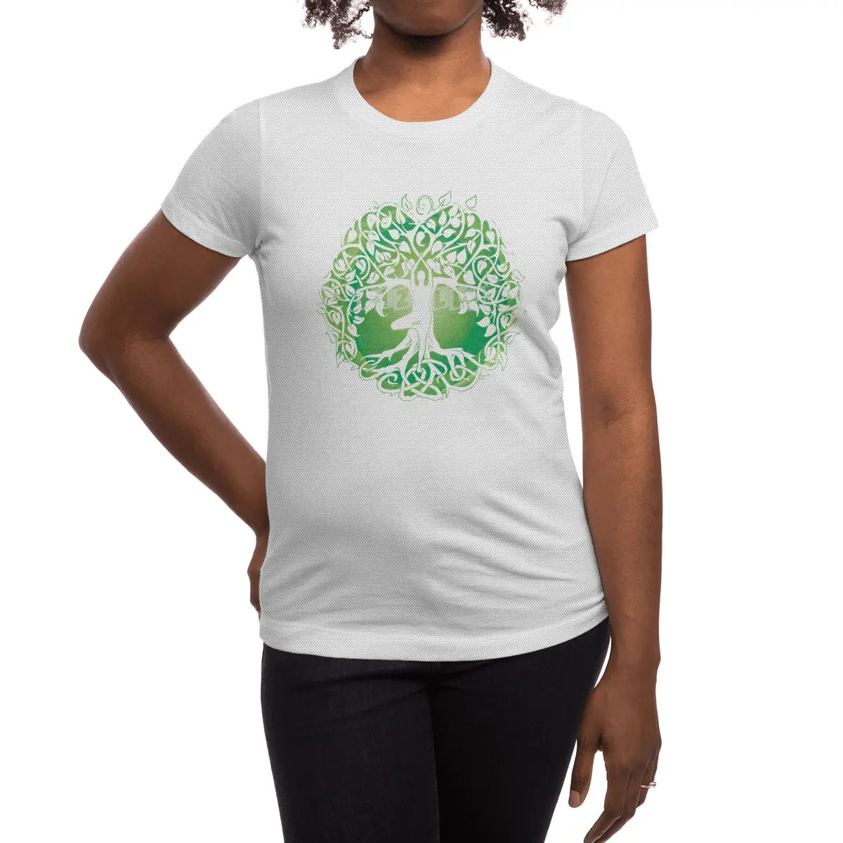 Yoga tree Spor T-Shirt