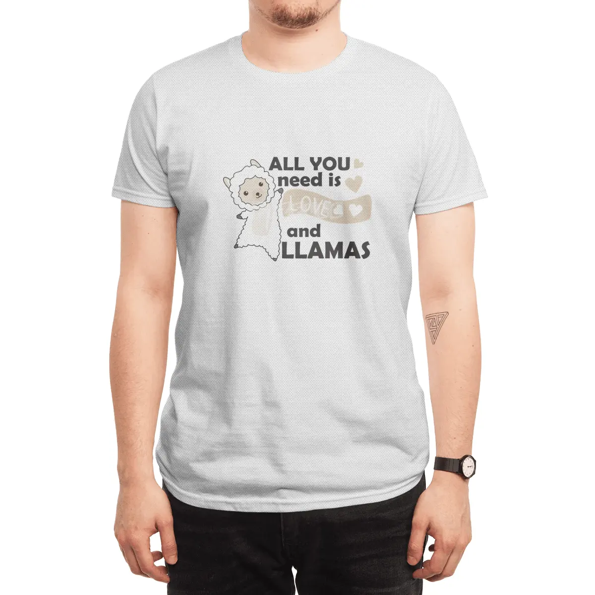 All You Need Is Love And Llama's Sweet Llama Heart Spor T-Shirt