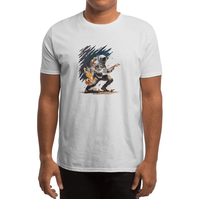 astronaut plays guitar Spor T-Shirt