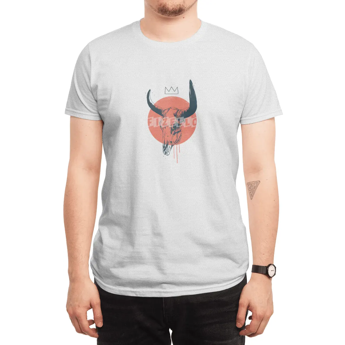 Bull Skull Spor T-Shirt