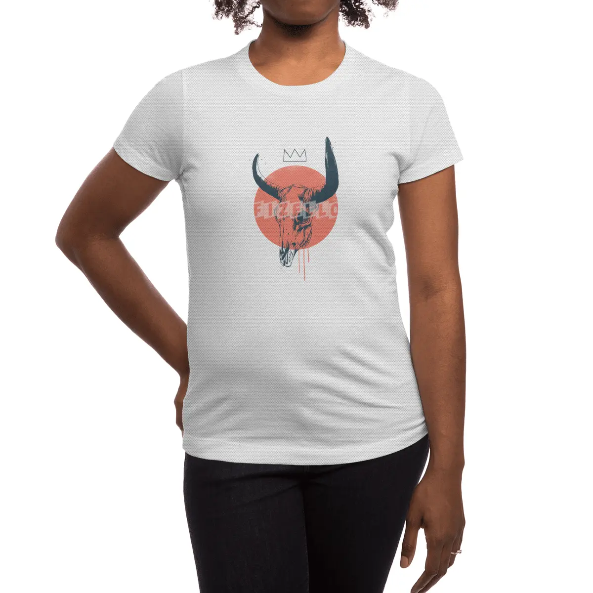 Bull Skull Spor T-Shirt