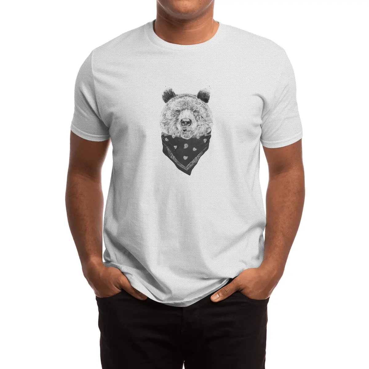 Wild bear Spor T-Shirt