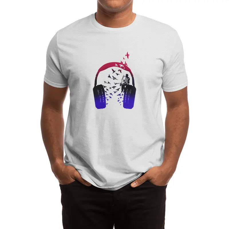 Headphone Music Bass clarinet Spor T-Shirt
