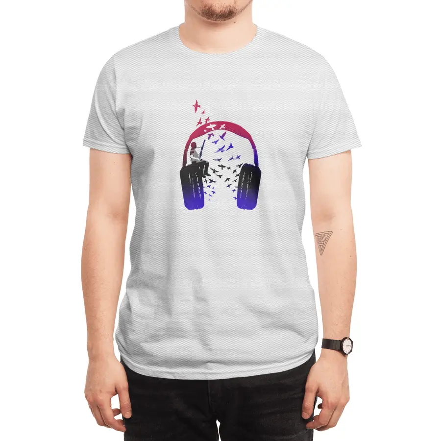 Headphone Music bassoon Spor T-Shirt