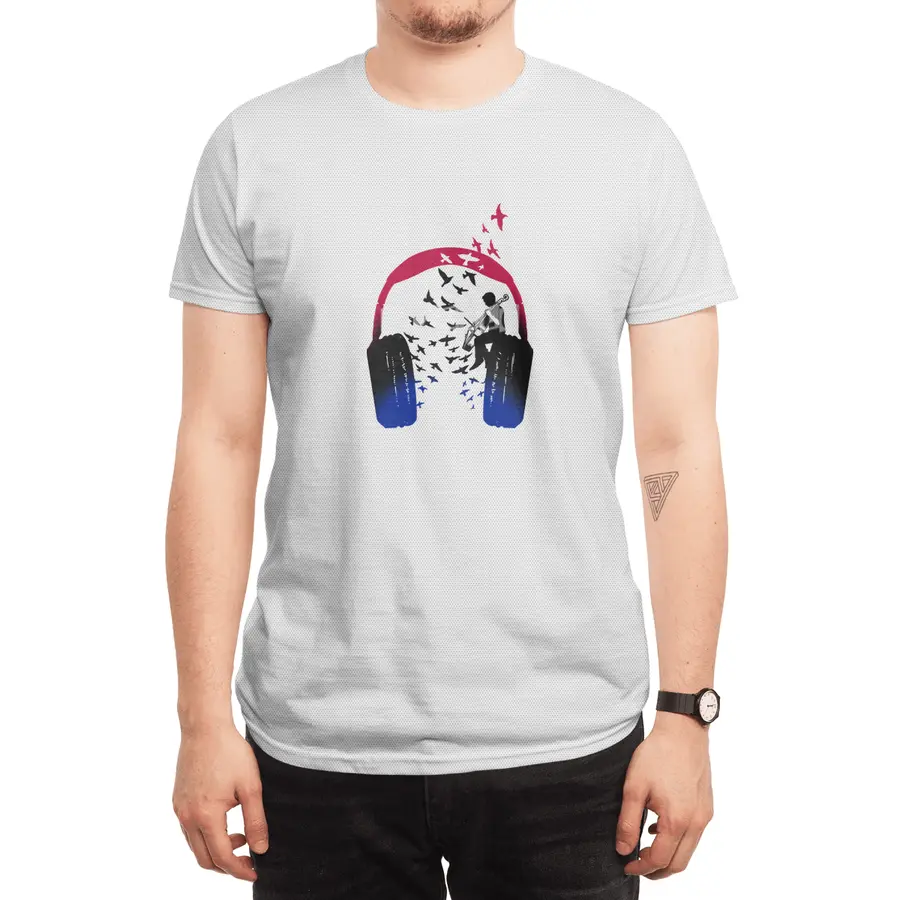 Headphone Music Cello Spor T-Shirt