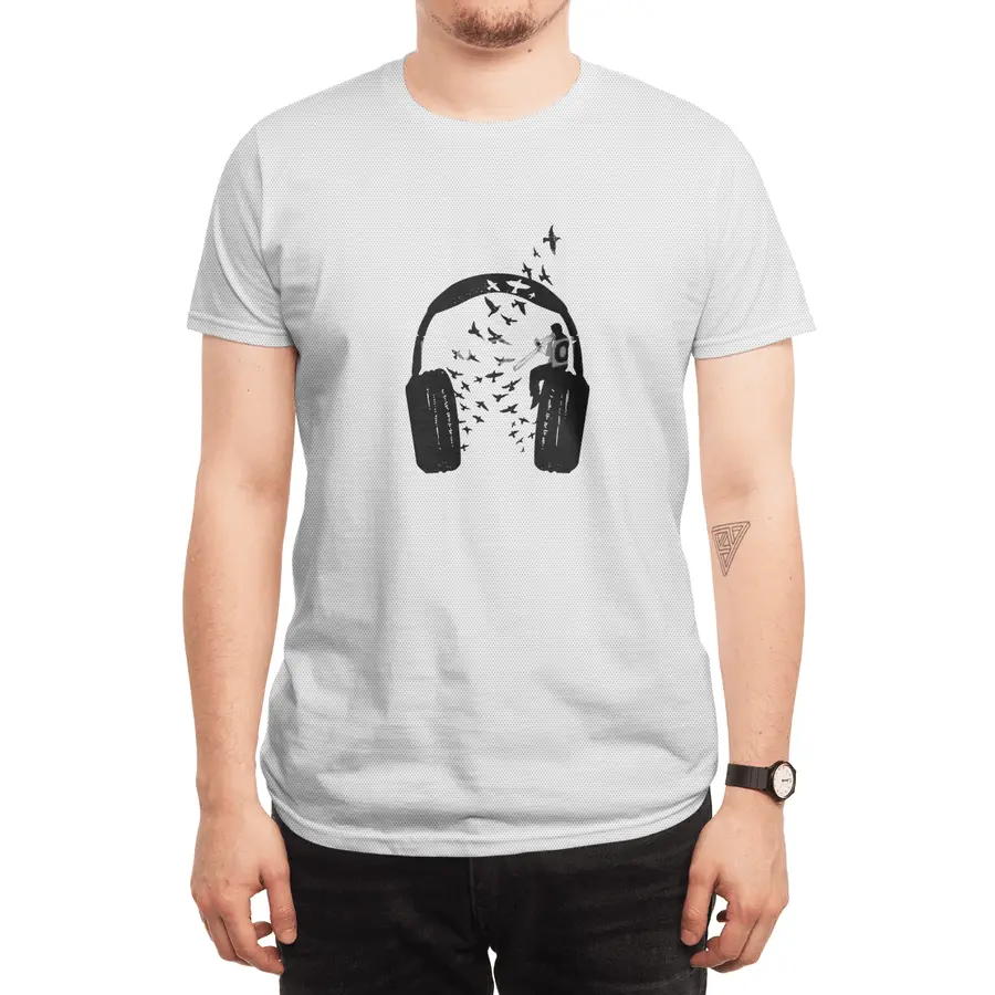 Headphone Trombone Spor T-Shirt
