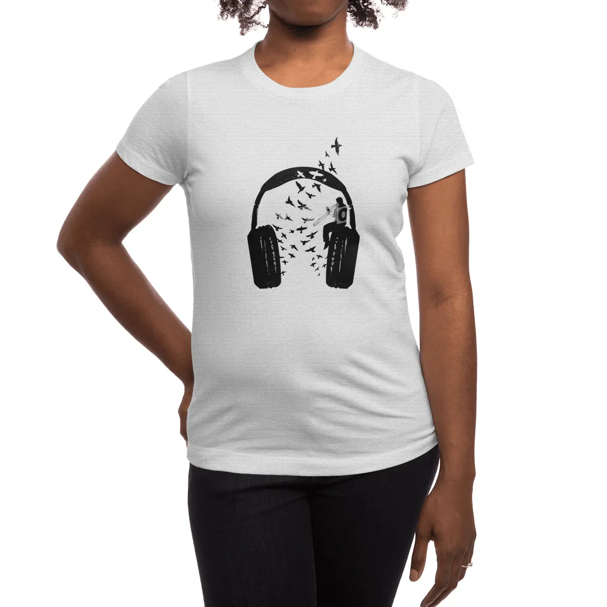 Headphone Trombone Spor T-Shirt