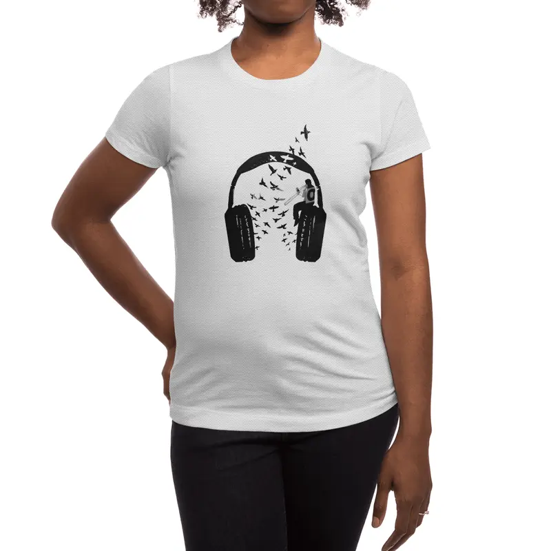 Headphone Trombone Spor T-Shirt