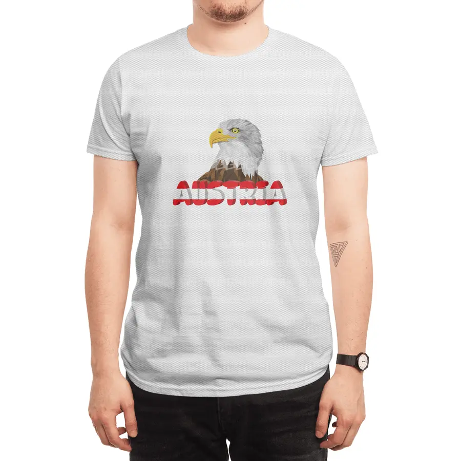 Austria Holiday Eagle Alps Mountains Gift Spor T-Shirt