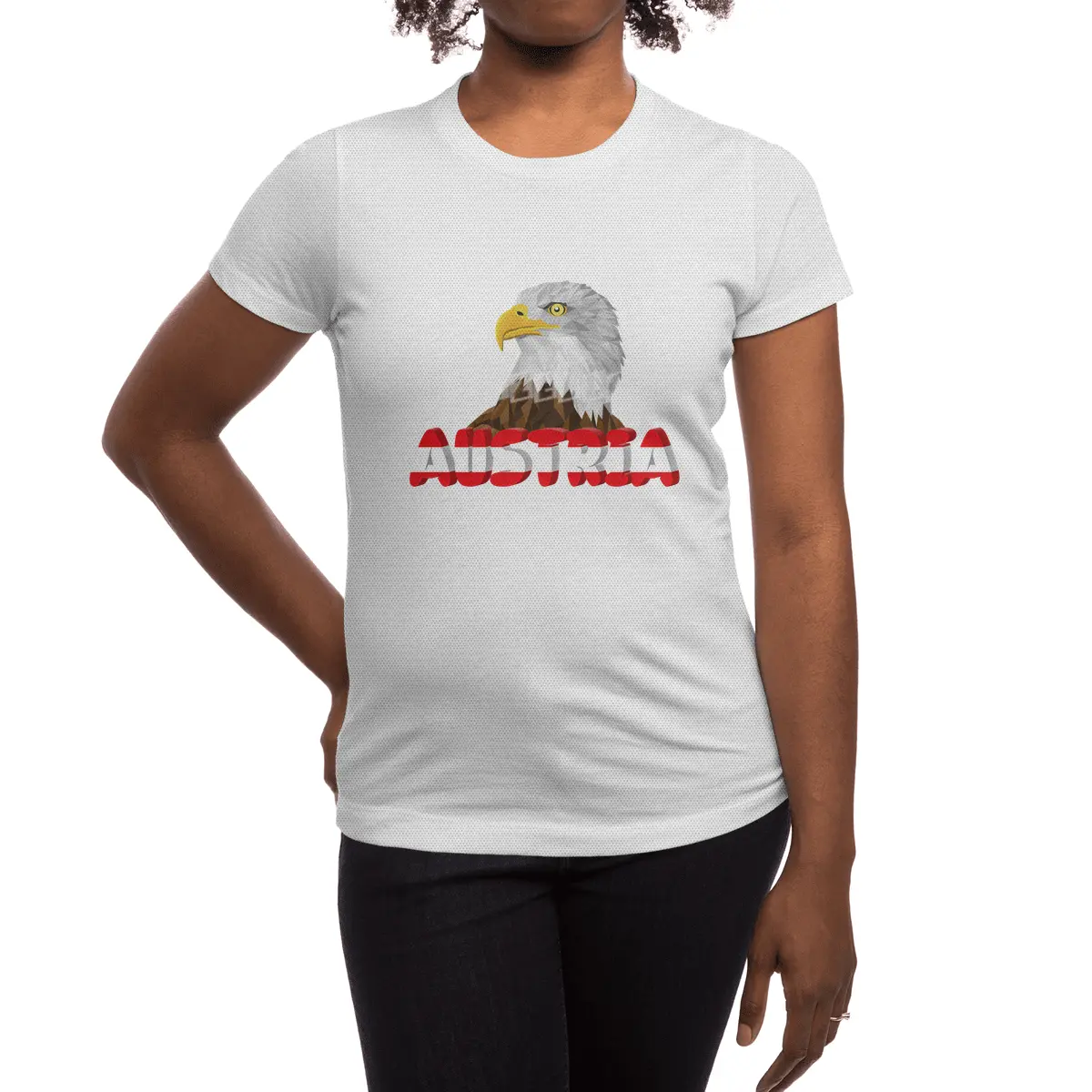 Austria Holiday Eagle Alps Mountains Gift Spor T-Shirt
