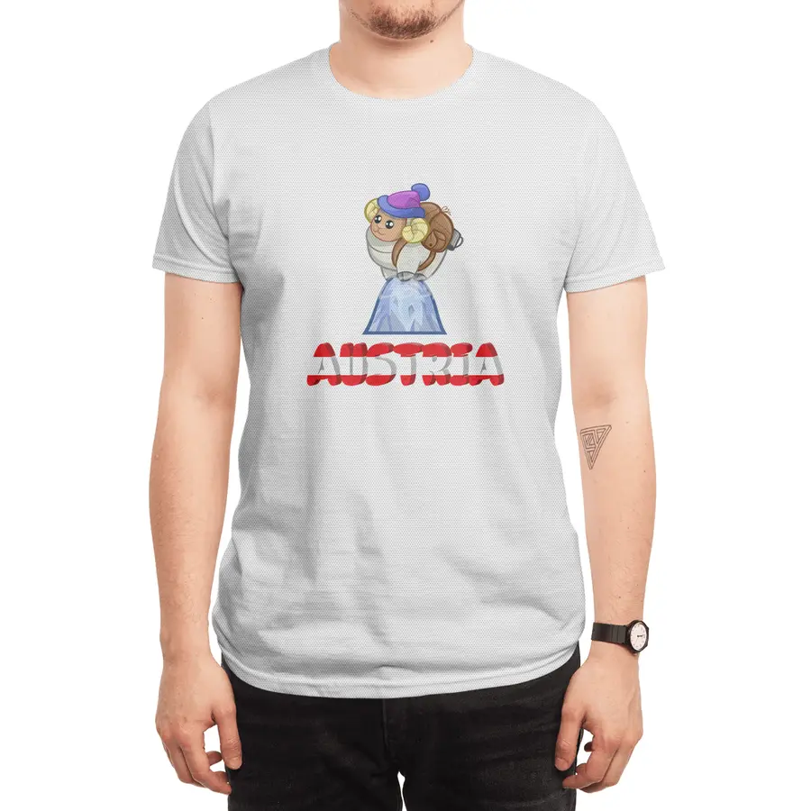 Austria Holiday Eagle Alps Mountains Gift Spor T-Shirt