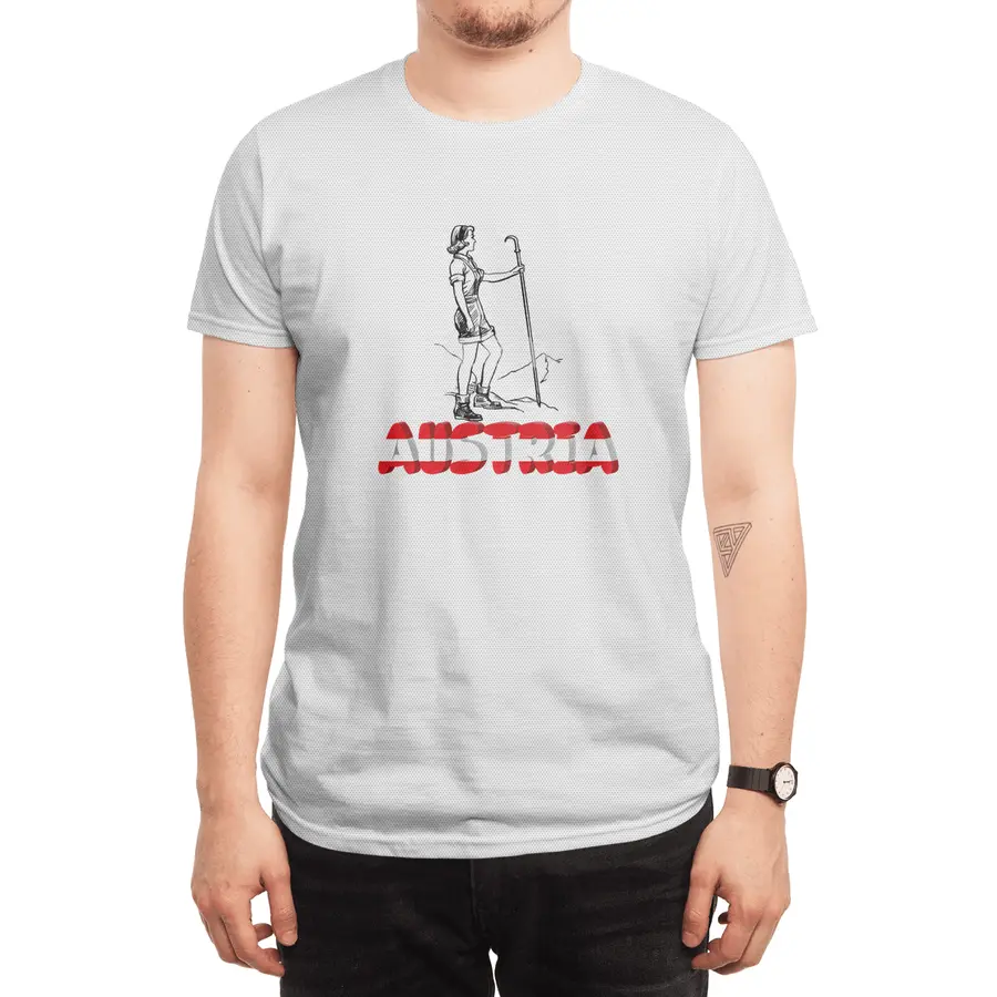 Austria Holiday Eagle Alps Mountains Gift Spor T-Shirt