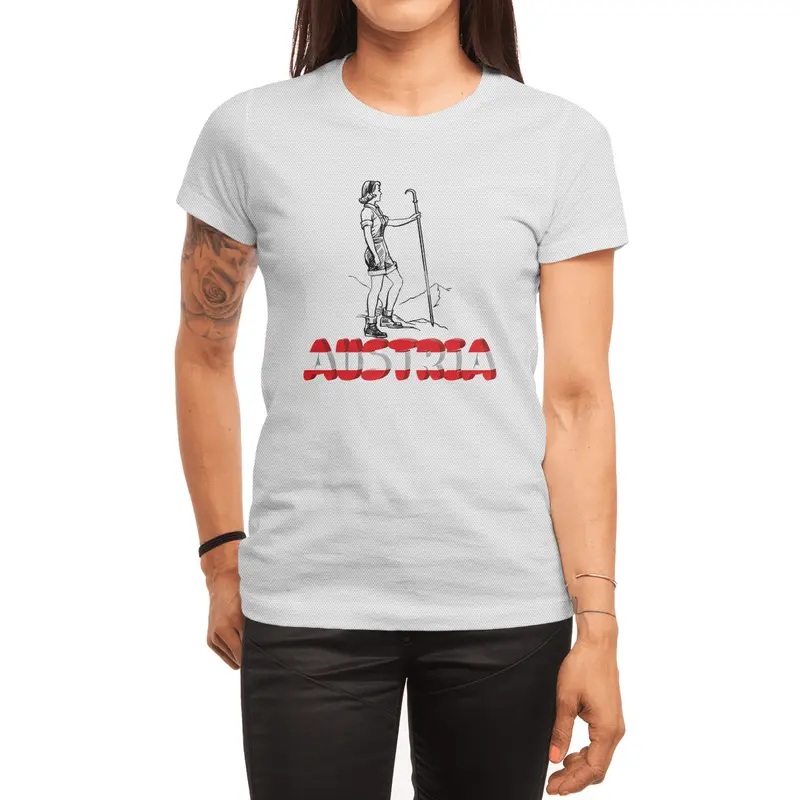 Austria Holiday Eagle Alps Mountains Gift Spor T-Shirt