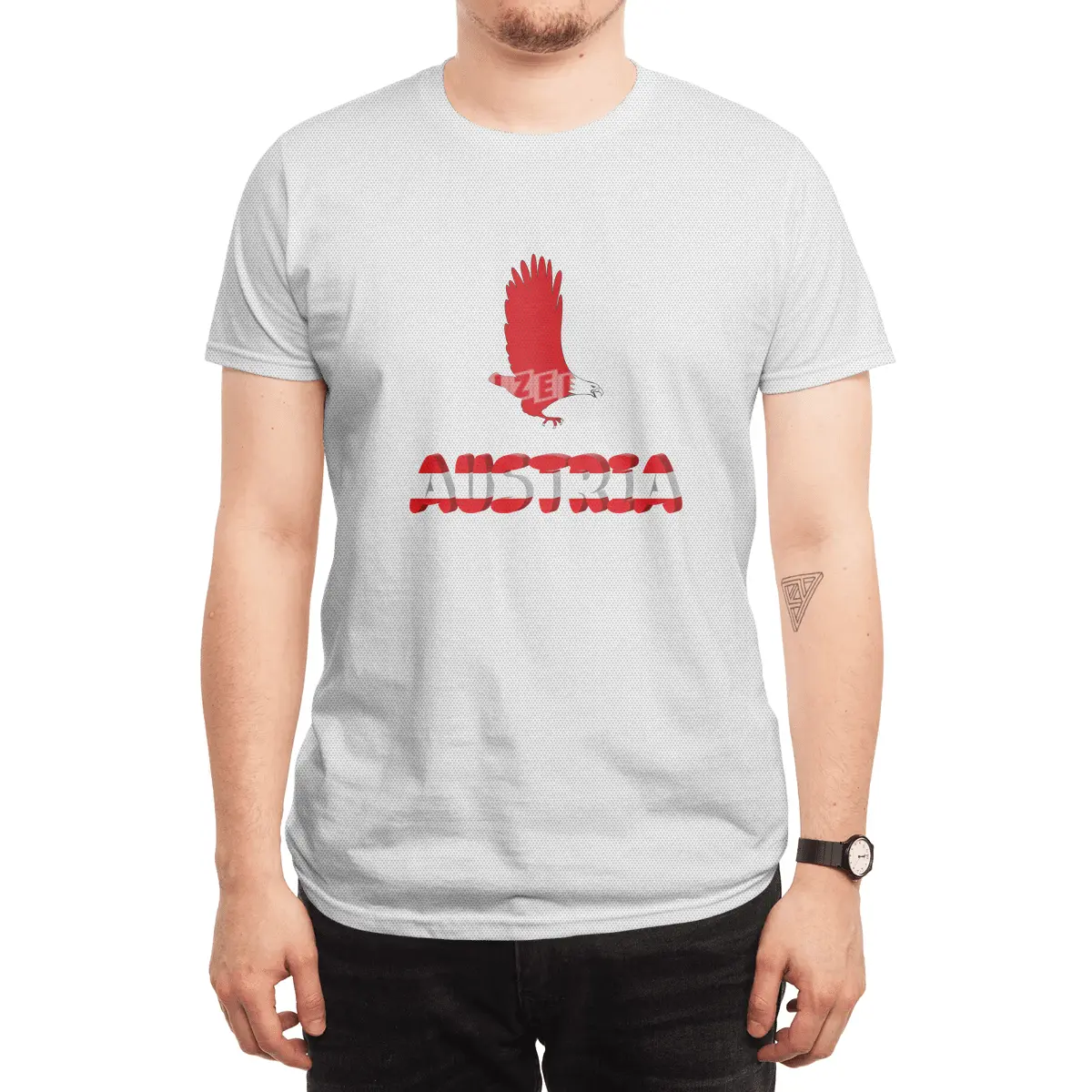 Austria Holiday Eagle Alps Mountains Gift Spor T-Shirt