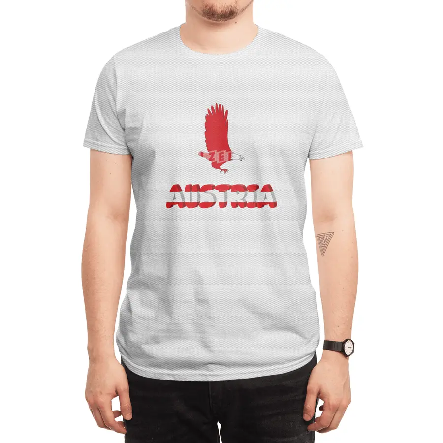 Austria Holiday Eagle Alps Mountains Gift Spor T-Shirt