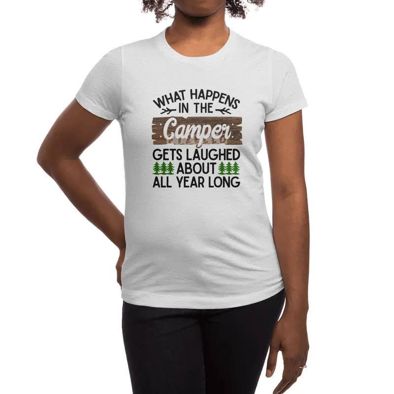 Camping Camper Vacation Motorhome Adventure Gift Spor T-Shirt