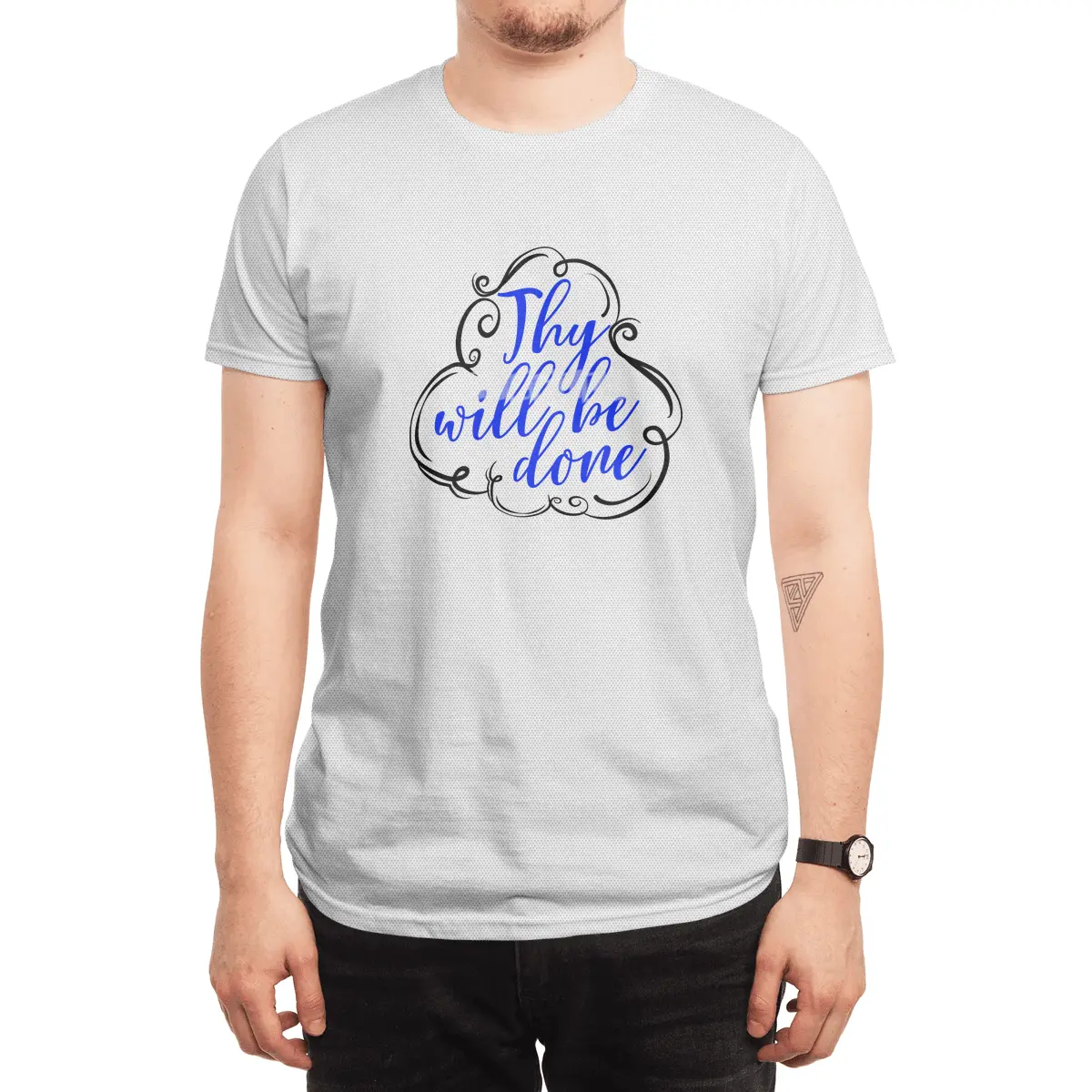 Faith, Love, Hope, Religion Bible Saying Spor T-Shirt