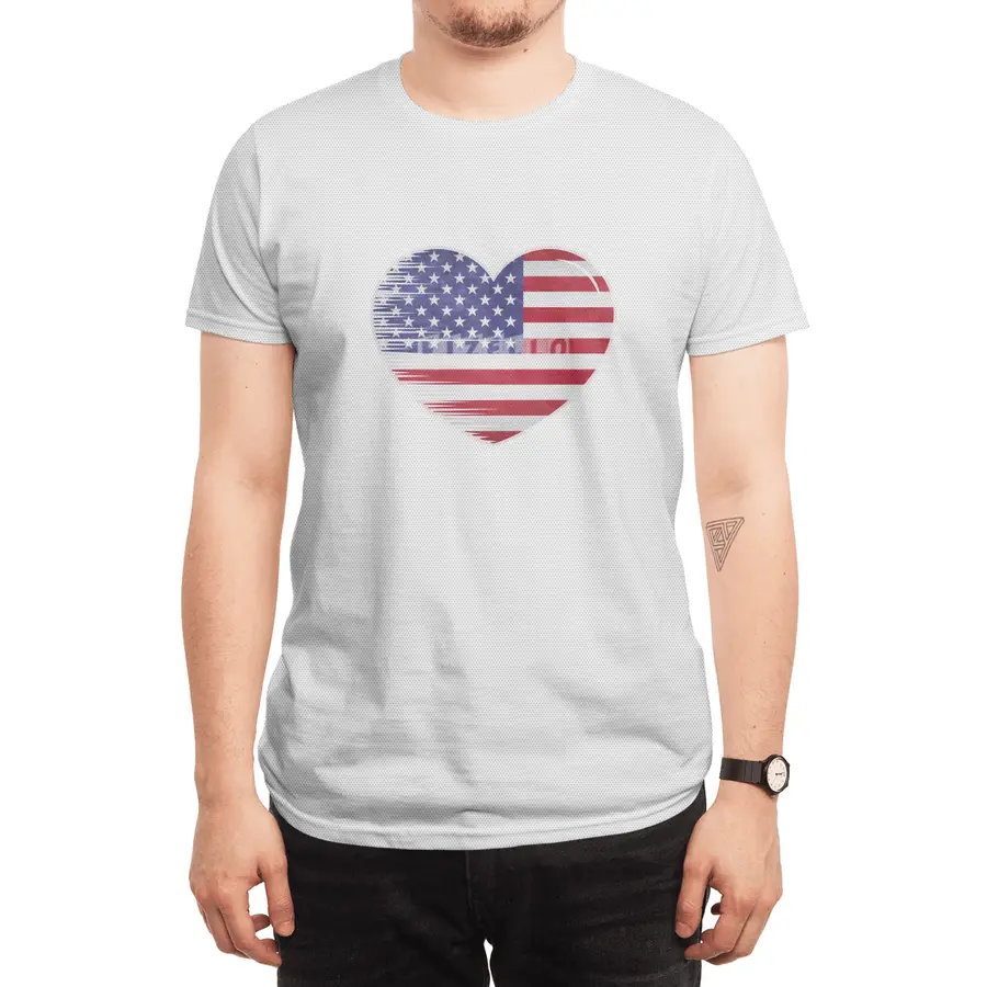 I Love America USA, My Home, My Country Spor T-Shirt