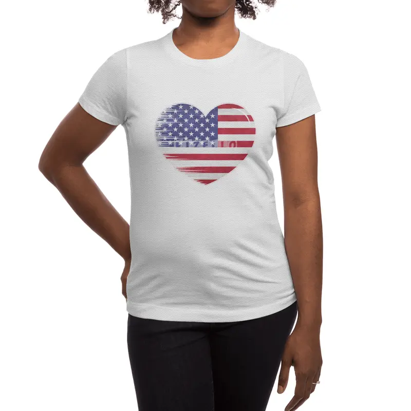 I Love America USA, My Home, My Country Spor T-Shirt